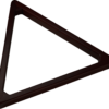 Heavy Duty Wooden Triangle Rack - Midnight